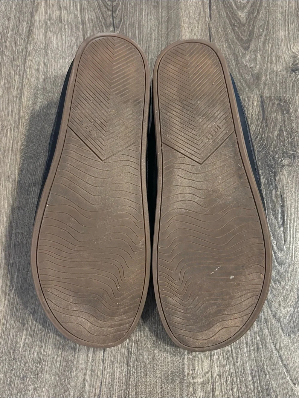 Reef Cushion Homey Midnight Black Slip-on Loafer Slippers Cork Insole Mens Sz 12